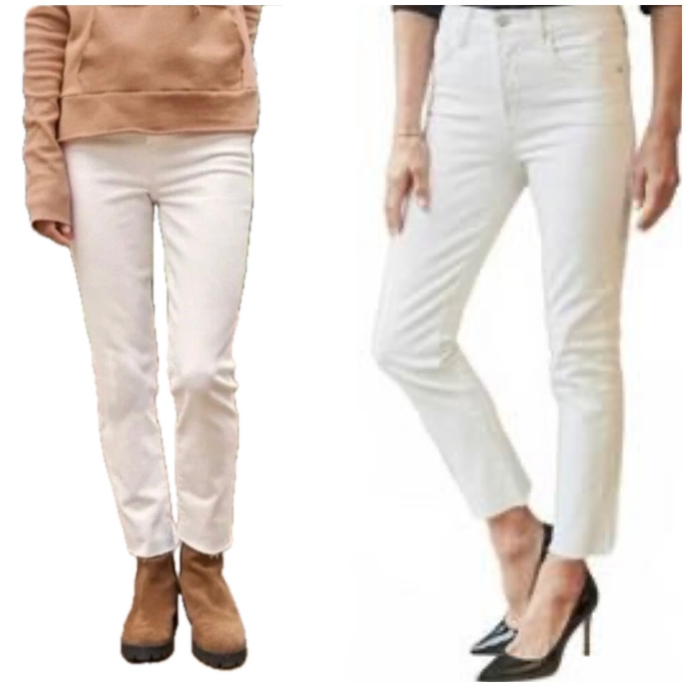 FRANK & EILEEN Jeans Wom. 25
Cork Everyday Natural Button Fly Raw
Hem D601 cream